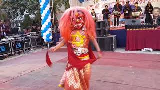 Little Lakhe Dance Performance in Nyakhin Baja #cultural #mahotshav #2081 #kathmandunepal