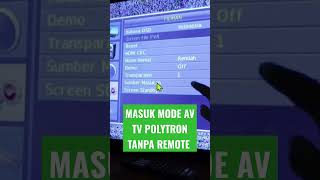 MODE AV TV POLYTRON, TANPA REMOTE