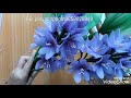 ep. 203 water hyacinth ดอกผักตบชวา how to make nylon stocking flower by ployandpoom