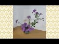 【簡単ikebana】身近な小さな花を飾る【秋の野の花】久々投稿💦忘れてない？