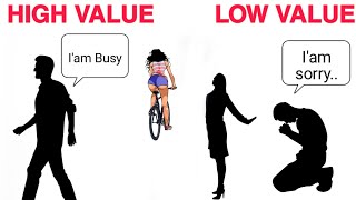 5 Things High Value Men NEVER Do | (Low Value MAN ALWAYS Do)