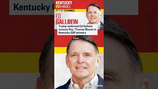 Trump-endorsed Ed Gallrein unseats Rep. Thomas Massie in Kentucky GOP primary