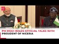 PM Modi and Nigerian President Bola Ahmed Tinubu hold delegation-level talks in Abuja