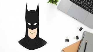 HOW TO DRAW BATMAN/Easy to draw/