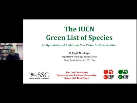 WEBINAR: IUCN Green List Overview & Relevance To Conservation Planning ...