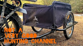 Testing Out Aosom Bike Trailer: Will It Work For Hunting And For Hunt Camp Work?