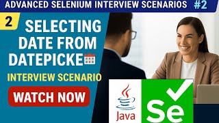 Advanced Selenium Java Interview Scenario #2 — Selecting Date From DatePicker