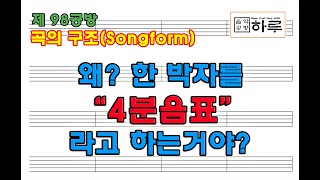 왜 한박자를 4분음표라고 하는거야? [음악공방 하루] 제 98공방 : Songform(곡의 구성)