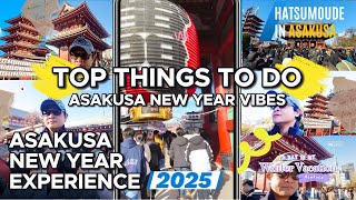 Top Things To Do Asakusa New Year Vibes! A Day in My Winter Vacation at Sensoji Temple. #japan