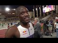 Letsile Tebogo Runs 19.97 for 2nd In Monaco Diamond League 200m Against Noah Lyles [Interview]