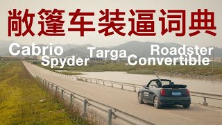 都是敞篷车！叫法为什么还不同【高转青年】