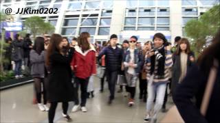 [FANCAM] 130315 TeenTop @ Incheon Airport Departure bkk