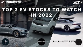 3 Undervalue EV Stocks To Watch In 2022! Arrival, Polestar, Lucid Air. 10X FUTURE!