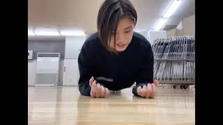 つばきファクトリー   🏋️‍♀️プランクトーク🏋️‍♀️３４ 私のトレッドミル設定値は…🚶‍♀️ 自分に厳シティになれるように頑張ってくぜ！  #つばきファクトリー #岸本ゆめの #kishi