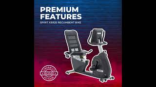 The XBR25 is Spirit's entry level semi-recumbent bike with bright LCD screen, adjustable console...