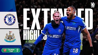 Chelsea 1-1 Newcastle (4-2 on PENALTIES) | EXTENDED Highlights | Carabao Cup Quarter-Final 23/24