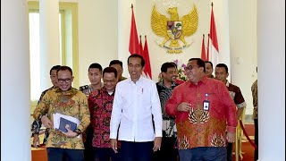 Menerima Para Pimpinan Serikat Pekerja Indonesia, Istana Bogor, 26 April 2019