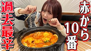 【激辛】赤からの10番鍋チャレンジしたらとんでもないことになった🌶️🔥