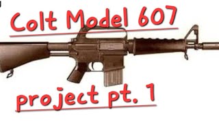 Colt Model 607 project pt. 1