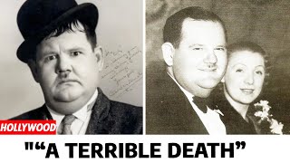 The Tragic End and Death of Oliver Hardy with His Wife