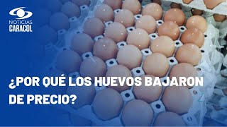 Reportan que precio de los huevos se ha reducido hasta en 40% en algunas regiones de Colombia