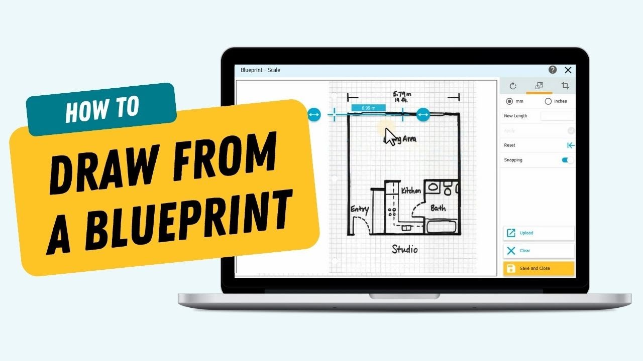 Draw A Floor Plan From A Blueprint - RoomSketcher App - YouTube