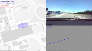 GNSS-VIO in a tunnel (using ZED 2)
