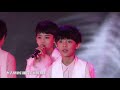 【tf家族邓佳鑫】190111 tf家族新年音乐会·第一页《淋雨一直走 隐形的翅膀》