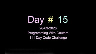 Functions in Python part 2 | 111 Day code Challenge | Programming with Gautam