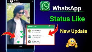 Whatsapp status like option | Whatsapp status like kaise kare | Whatsapp green heart status