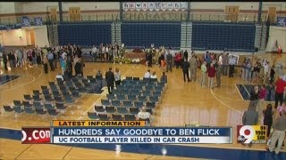 Hundreds say goodbye to Ben Flick
