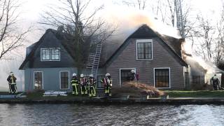 Leimuiden brand rietendak