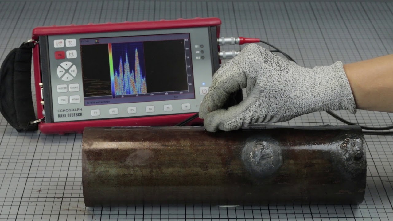 ECHOGRAPH 1095: Ultrasonic B-Scan Corrosion Profiling - YouTube