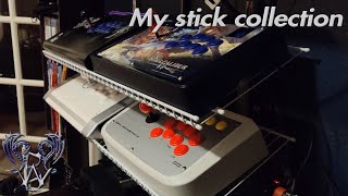 A quick tour of my various fightsticks