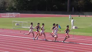 2019関法戦 男子対校1500m 岩谷、松本駿、木村貴