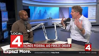 Help Me Hank Show: Trump rescinds federal aid freeze order; flight prices about to jump