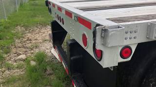 2013 Utility 48x102 Flatbed Trailer - Combo, Spread Axle, Coil Package