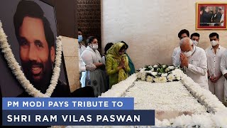 PM Modi pays tribute to Shri Ram Vilas Paswan