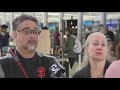 Couple in tears at Oakland airport en route to Maui where wildfires rage