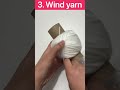 How to Wind Yarn Without a Yarn Winder #shorts