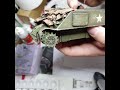 chipping a scale model 1 35 scale m4 sherman with brush