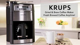 Krups Grind and Brew Coffee Maker