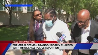 Former alderman Brandon Bosley charged with filing false police report