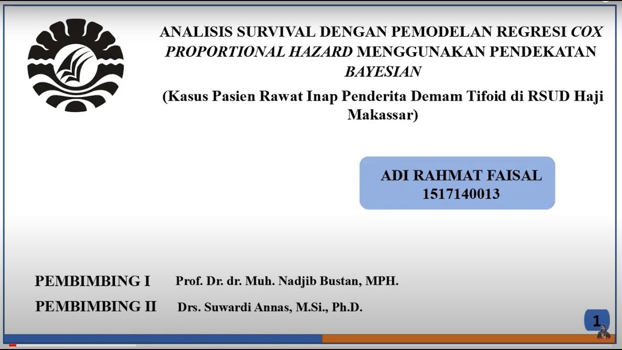 PPT-ANALISIS SURVIVAL DENGAN PEMODELAN REGRESI COX PROPORTIONAL HAZARD ...