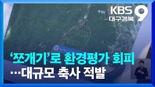 ‘쪼개기’로 환경평가 회피…대규모 축사 적발 / KBS  2023.03.03.