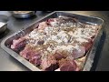 양념까지 직접 만드는 두툼한 양고기 샤슬릭 thick lamb bbq shashlik korean street food