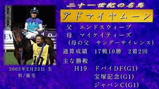 21世紀の名馬　アドマイヤムーン