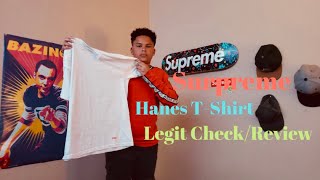 Supreme Hanes T-shirt legit check