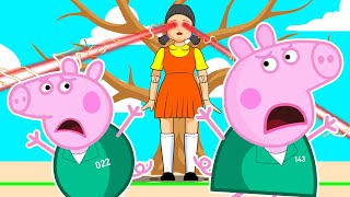 Peppa & George ESCAPE Squid Game!!