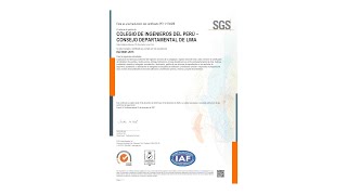 Sistemas de Gestión Certificados por el CIP - CDLIMA